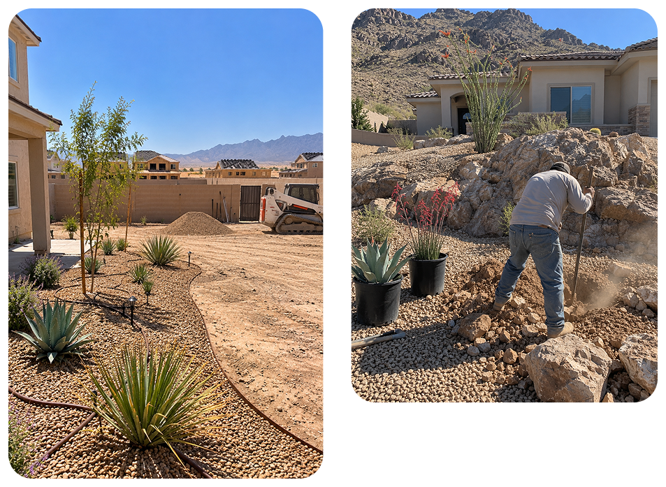 west-el-paso-sloped-rocky-yard-landscaping-flagstone-steps